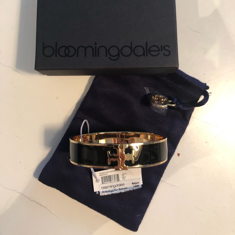 Tory Burch bracelet black with logo brand new